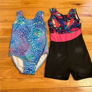 Girls gymnastic leotards size 5